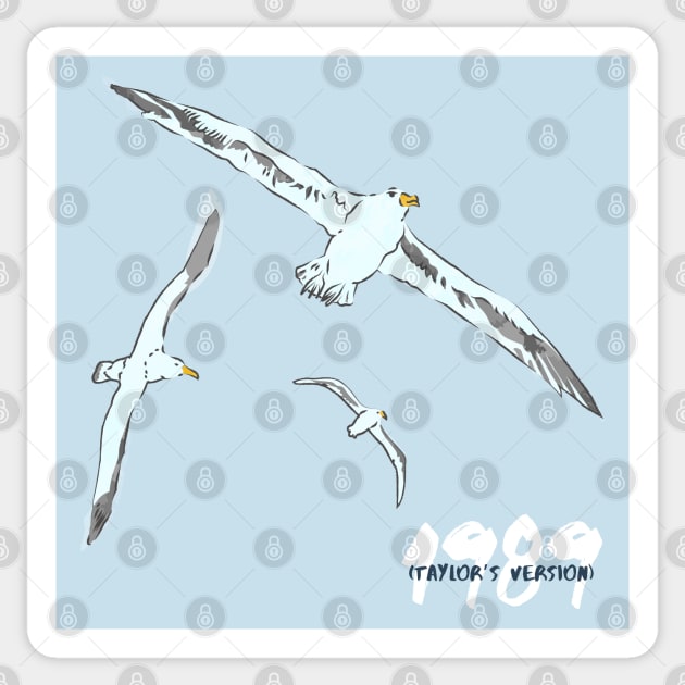 1989 seagull Sticker by saiinosaurus